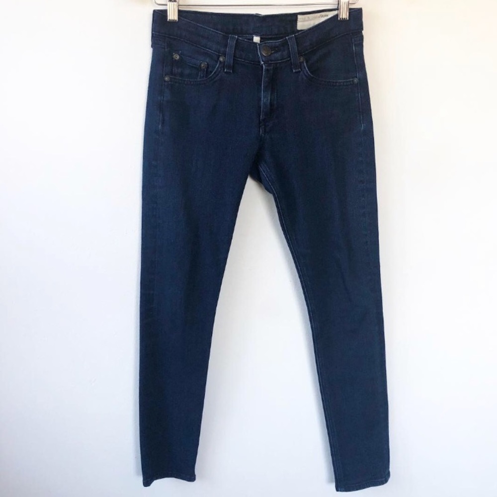Rag & Bone Capri dark wash skinny jeans